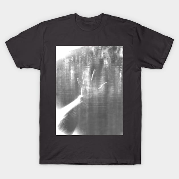 Digital collage, special processing. Reaching hand above water. Like pool. Very beautiful. Desaturated. T-Shirt by 234TeeUser234